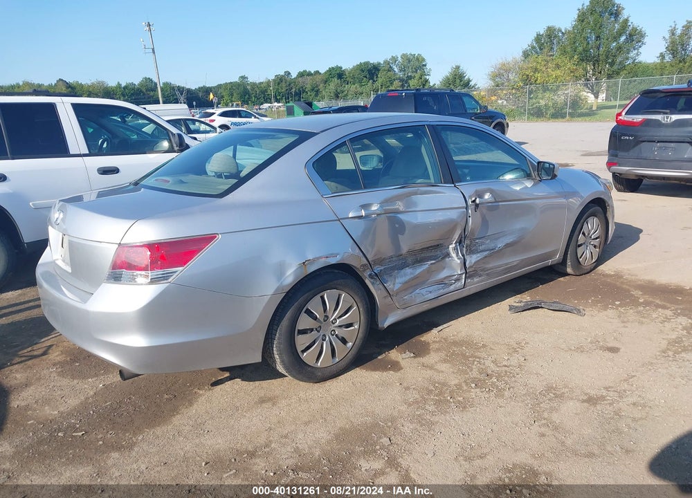 2010 HONDA ACCORD 2.4 LX VIN: 1HGCP2F38AA018622