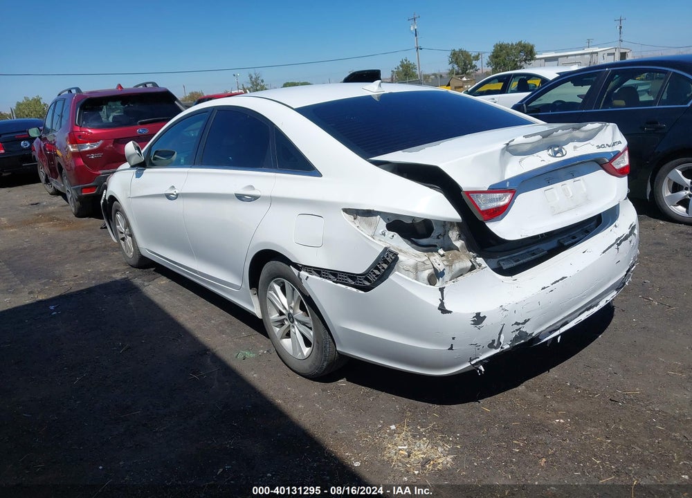 2013 HYUNDAI SONATA GLS VIN: 5NPEB4AC3DH707330