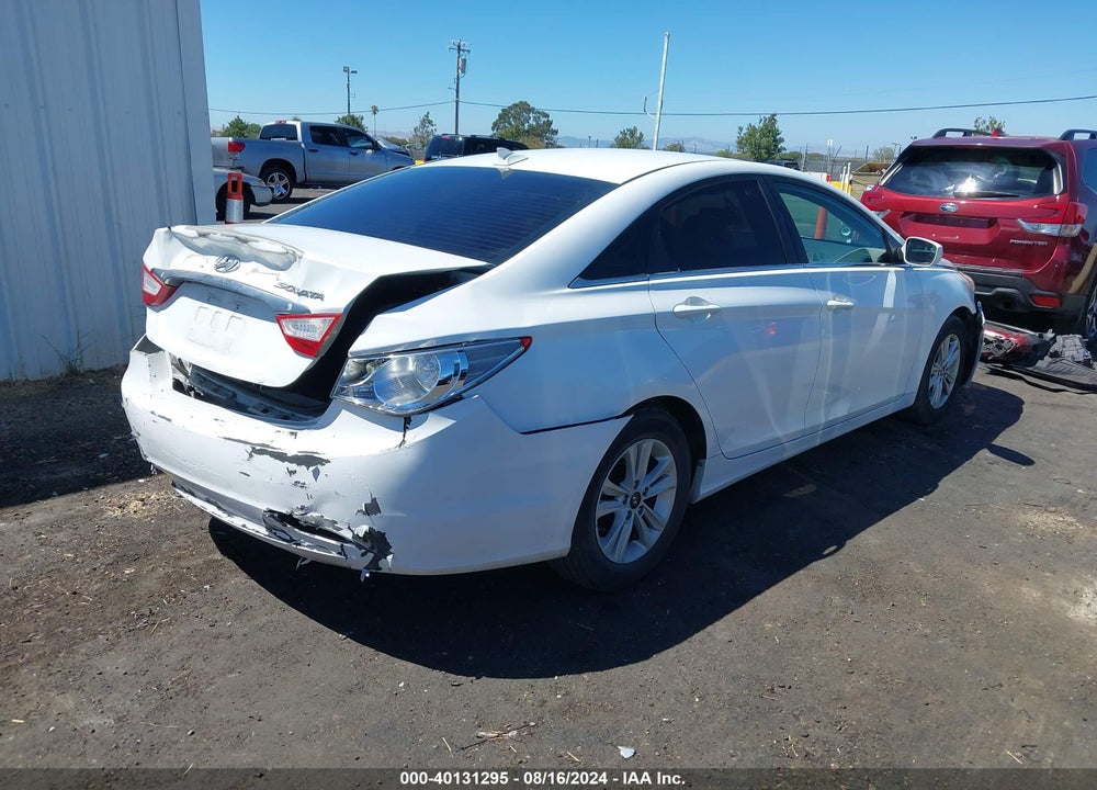 2013 HYUNDAI SONATA GLS VIN: 5NPEB4AC3DH707330