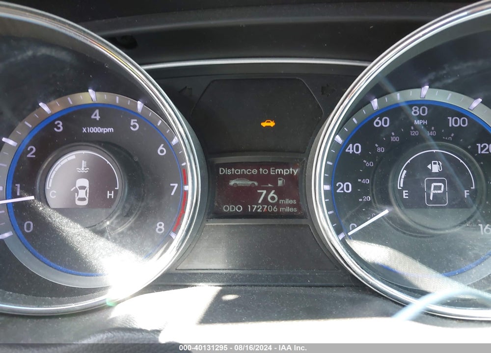 2013 HYUNDAI SONATA GLS VIN: 5NPEB4AC3DH707330