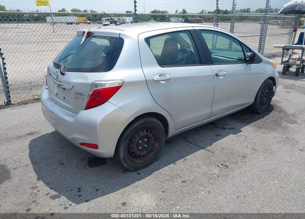 2012 TOYOTA YARIS LE VIN: JTDKTUD34CD506424