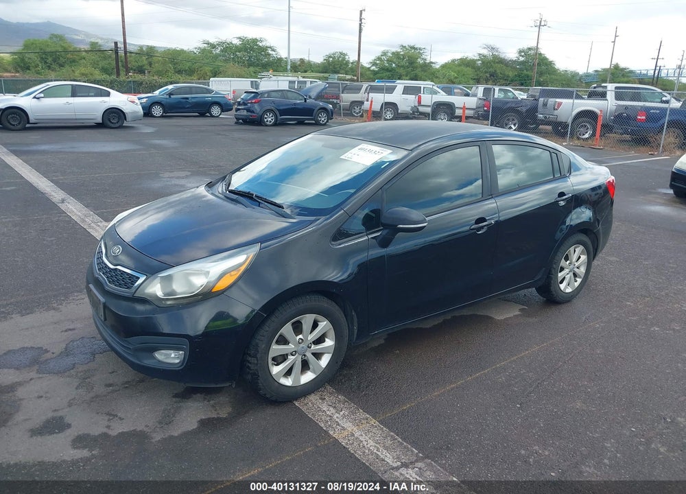 2012 KIA RIO EX VIN: KNADN4A30C6072771