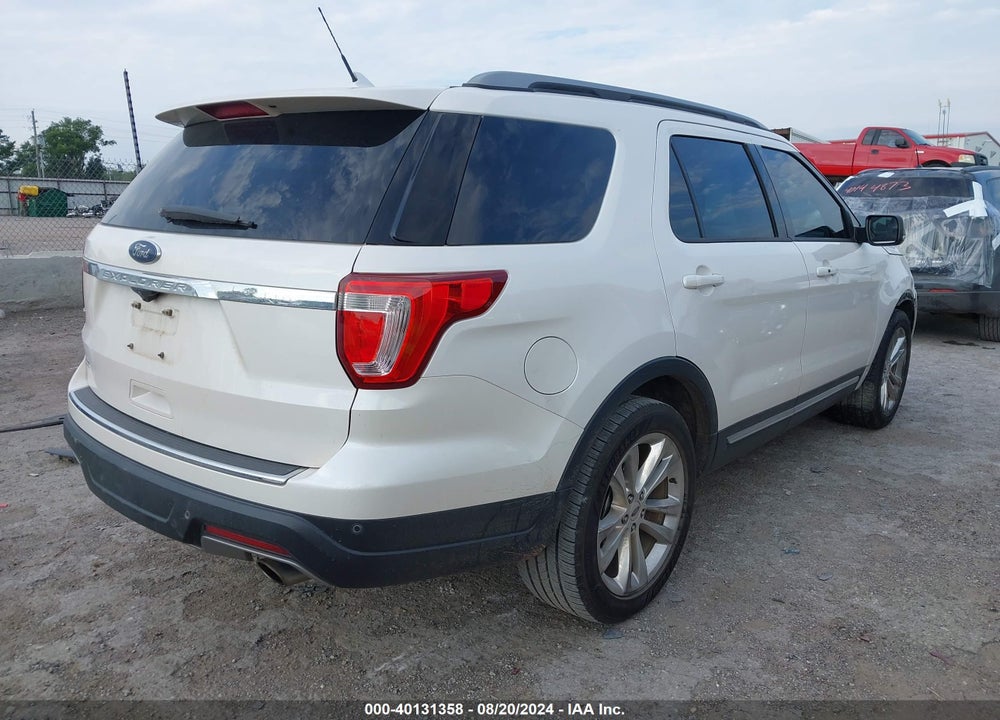2018 FORD EXPLORER XLT VIN: 1FM5K7D88JGB54596