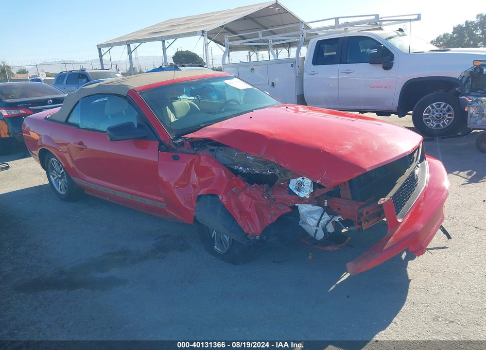 2005 FORD MUSTANG VIN: 1ZVFT84N855186349