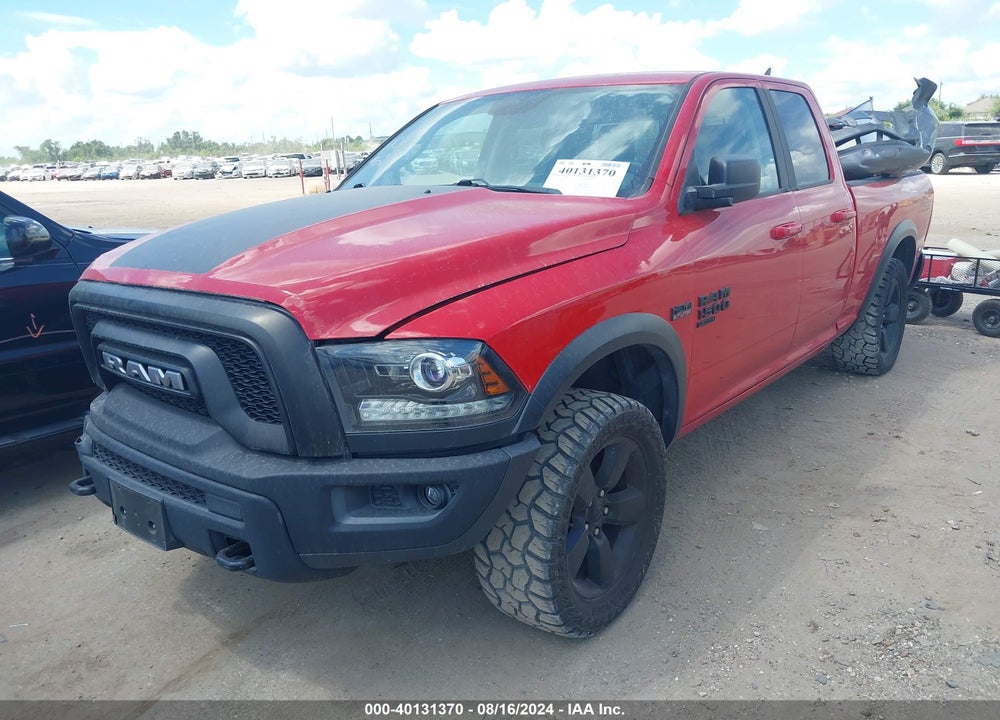 2019 RAM 1500 CLASSIC WARLOCK QUAD CAB 4X2 6'4 BOX VIN: 1C6RR6GT0KS734166