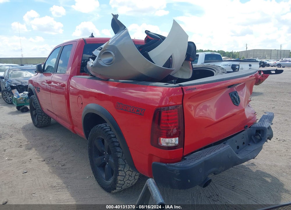 2019 RAM 1500 CLASSIC WARLOCK QUAD CAB 4X2 6'4 BOX VIN: 1C6RR6GT0KS734166