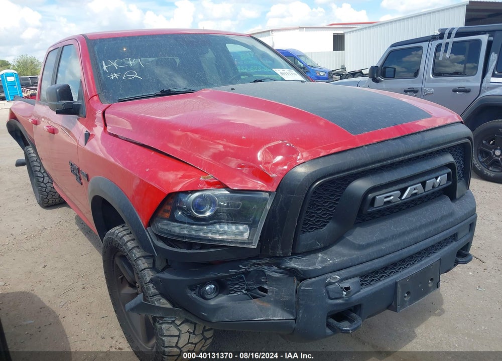 2019 RAM 1500 CLASSIC WARLOCK QUAD CAB 4X2 6'4 BOX VIN: 1C6RR6GT0KS734166