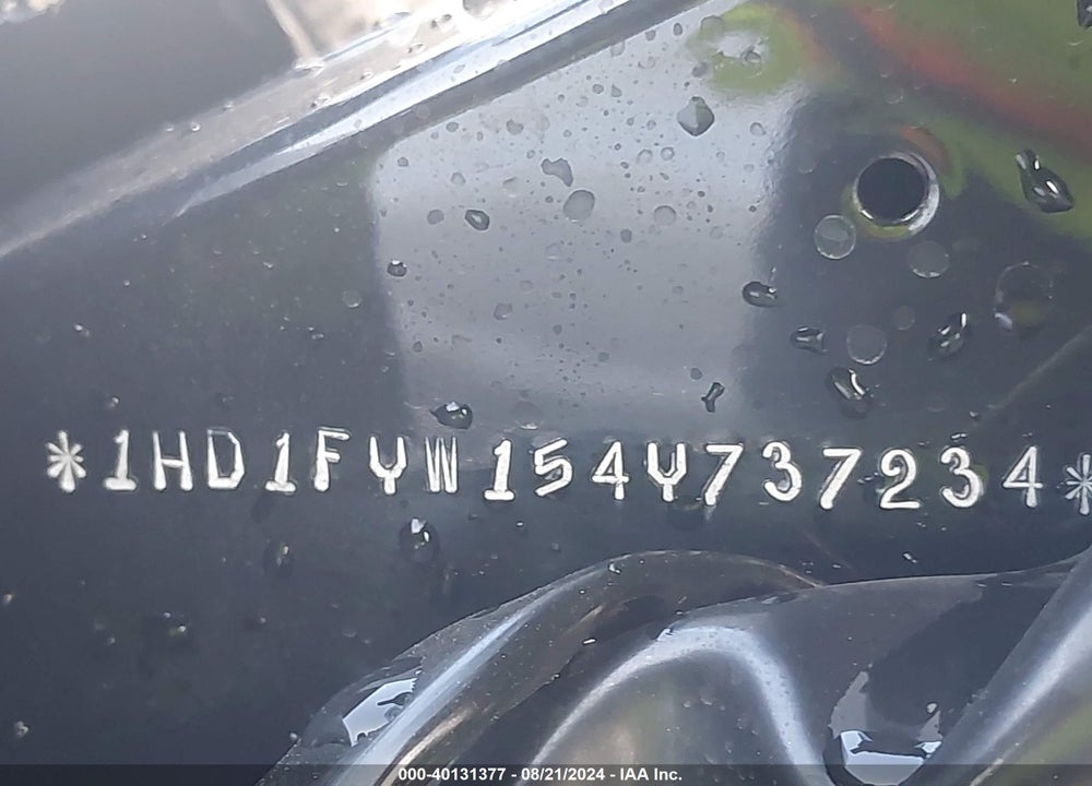 2004 HARLEY-DAVIDSON FLHRSI VIN: 1HD1FYW154Y737234