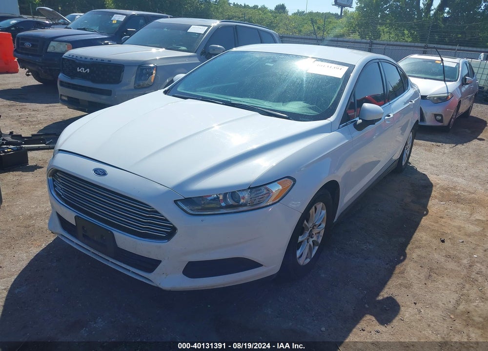 2016 FORD FUSION S VIN: 1FA6P0G74G5128091