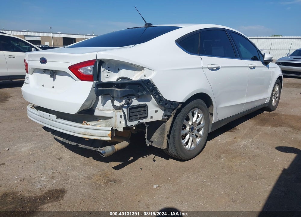 2016 FORD FUSION S VIN: 1FA6P0G74G5128091