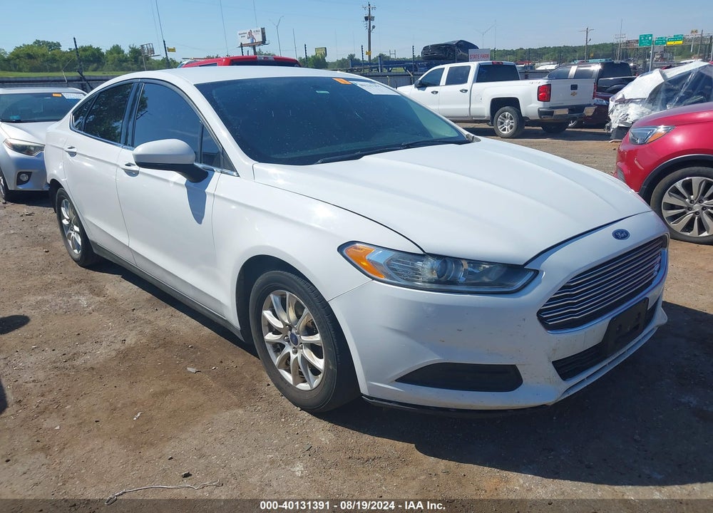 2016 FORD FUSION S VIN: 1FA6P0G74G5128091
