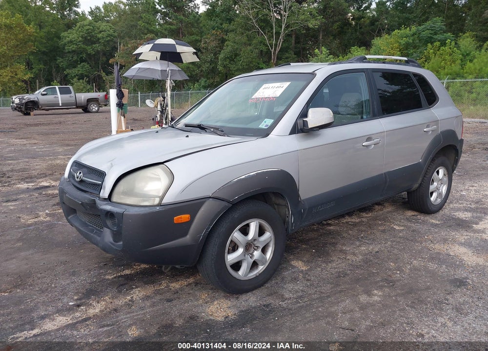 2005 HYUNDAI TUCSON GLS/LX VIN: KM8JN12D15U112071