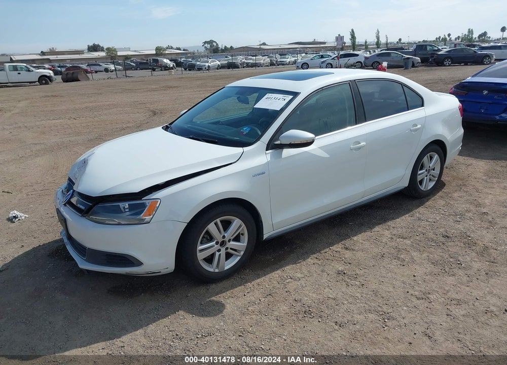 2014 VOLKSWAGEN JETTA HYBRID SEL VIN: 3VW637AJ1EM232013