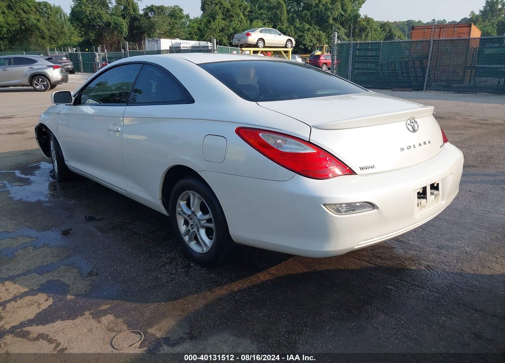 2007 TOYOTA CAMRY SOLARA SLE VIN: 4T1CE30P57U759657