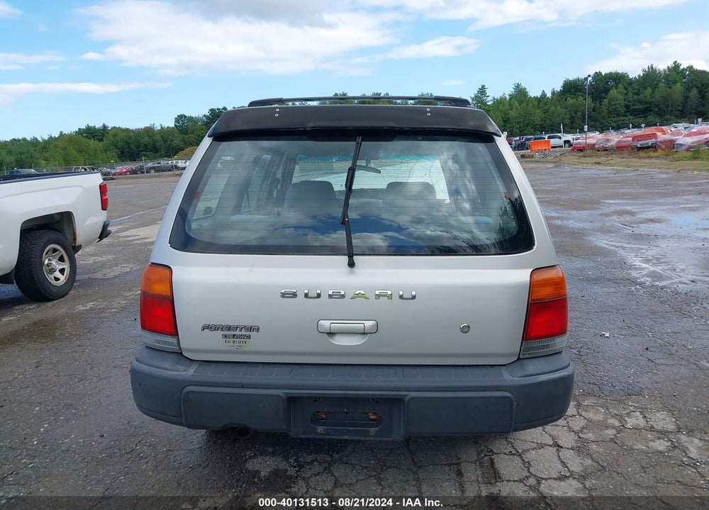 1999 SUBARU FORESTER VIN: JF1SF6352X8744024