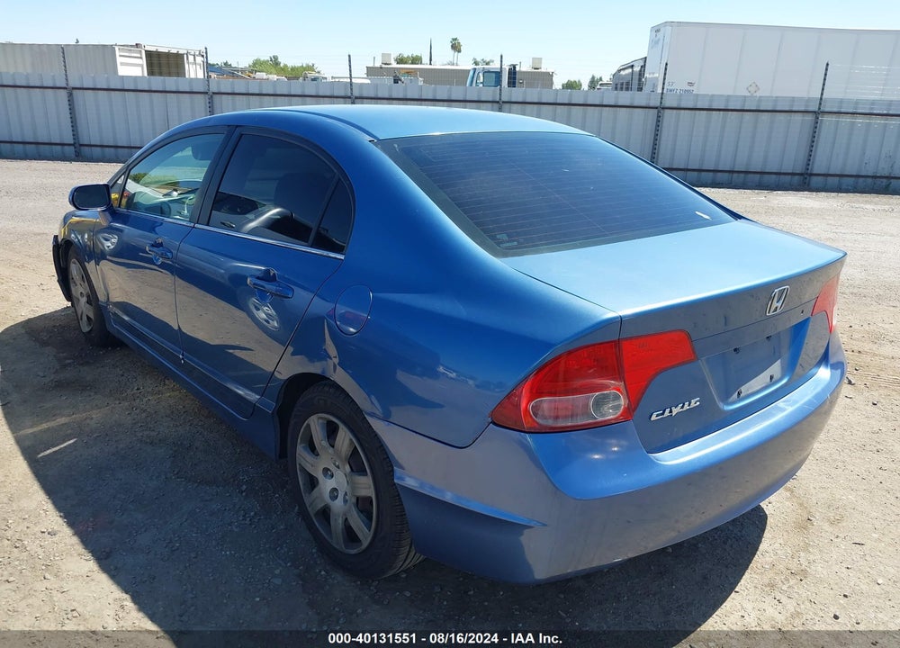 2006 HONDA CIVIC LX VIN: 1HGFA16576L090224