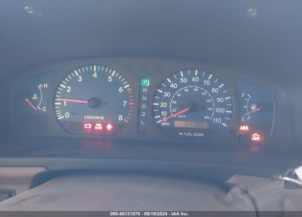 2001 TOYOTA SIENNA LE VIN: 4T3ZF13C71U353043