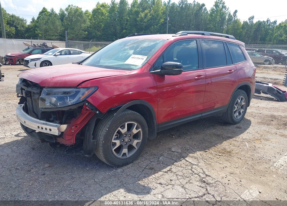 2022 HONDA PASSPORT VIN: 5FNYF8H65NB032444
