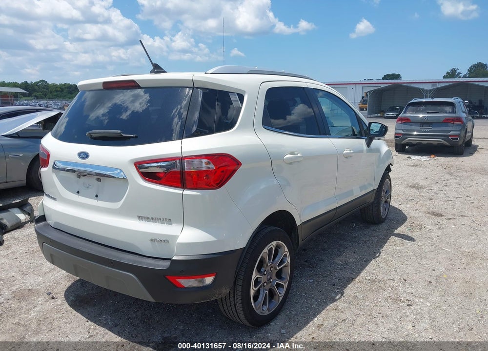 2020 FORD ECOSPORT TITANIUM VIN: MAJ6S3KL5LC327967
