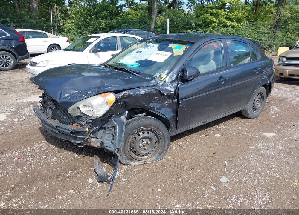 2008 HYUNDAI ACCENT GLS VIN: KMHCN46CX8U258551