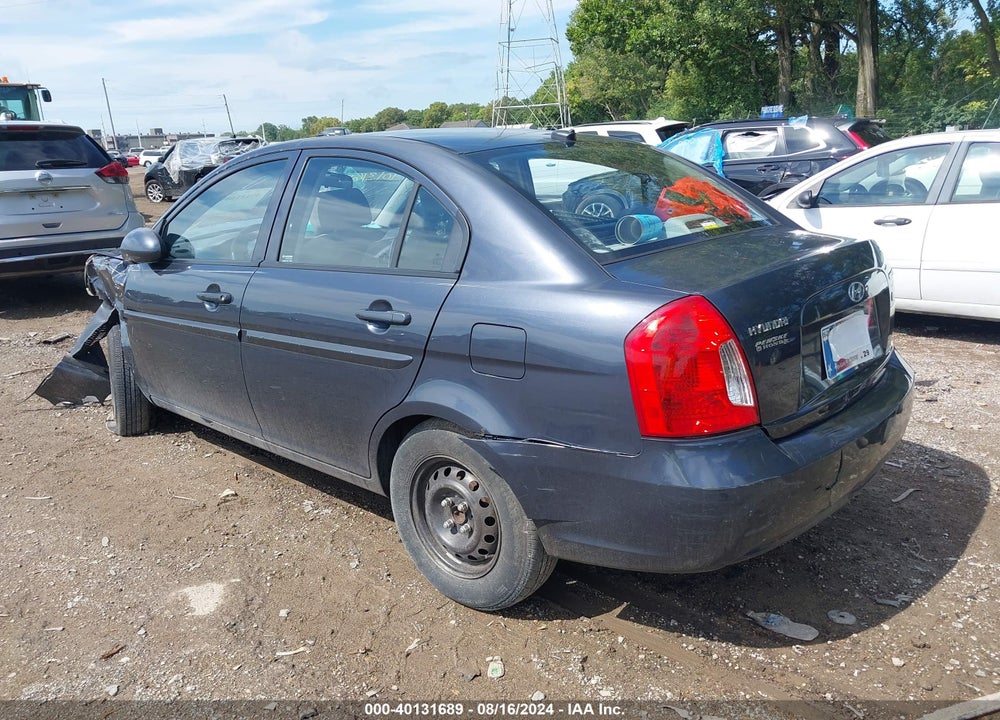 2008 HYUNDAI ACCENT GLS VIN: KMHCN46CX8U258551