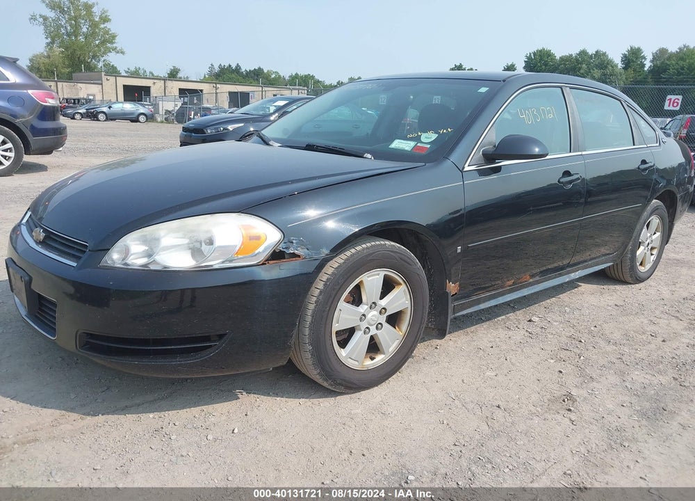 2009 CHEVROLET IMPALA LT VIN: 2G1WT57N691126597