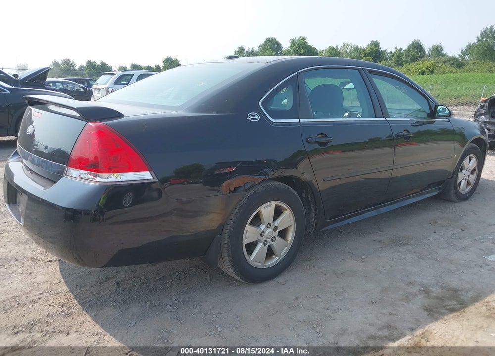 2009 CHEVROLET IMPALA LT VIN: 2G1WT57N691126597