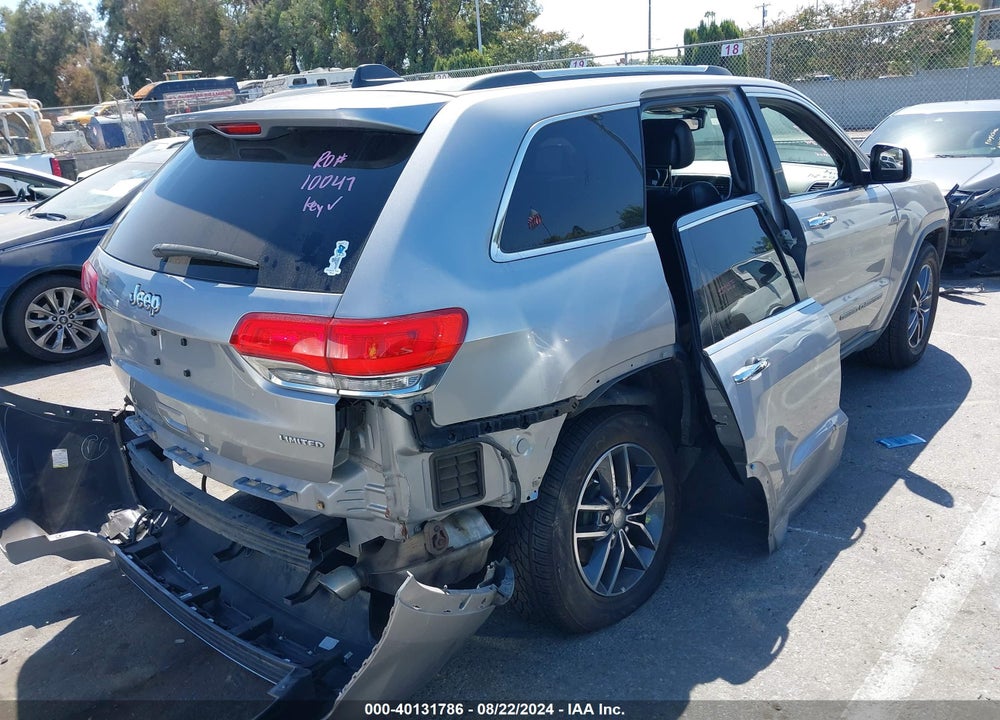2018 JEEP GRAND CHEROKEE LIMITED 4X2 VIN: 1C4RJEBG8JC157125