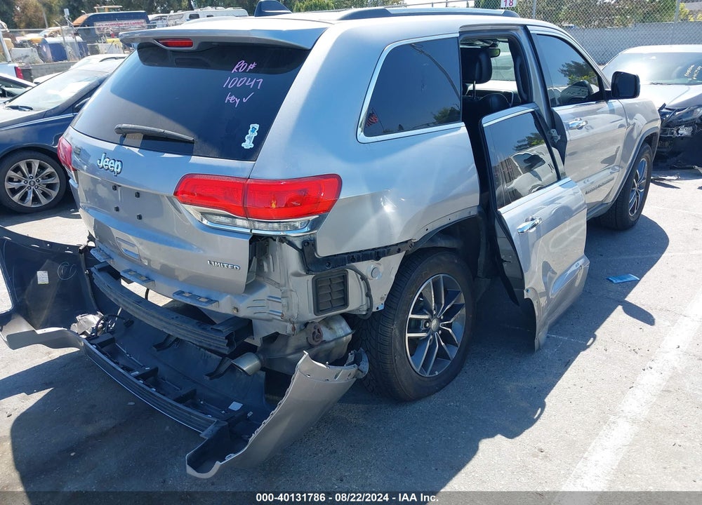 2018 JEEP GRAND CHEROKEE LIMITED 4X2 VIN: 1C4RJEBG8JC157125