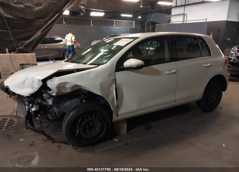 2012 VOLKSWAGEN GOLF 2.5L 4-DOOR VIN: WVWDB7AJ2CW350789