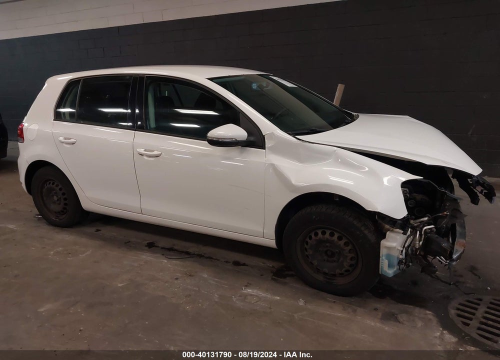 2012 VOLKSWAGEN GOLF 2.5L 4-DOOR VIN: WVWDB7AJ2CW350789