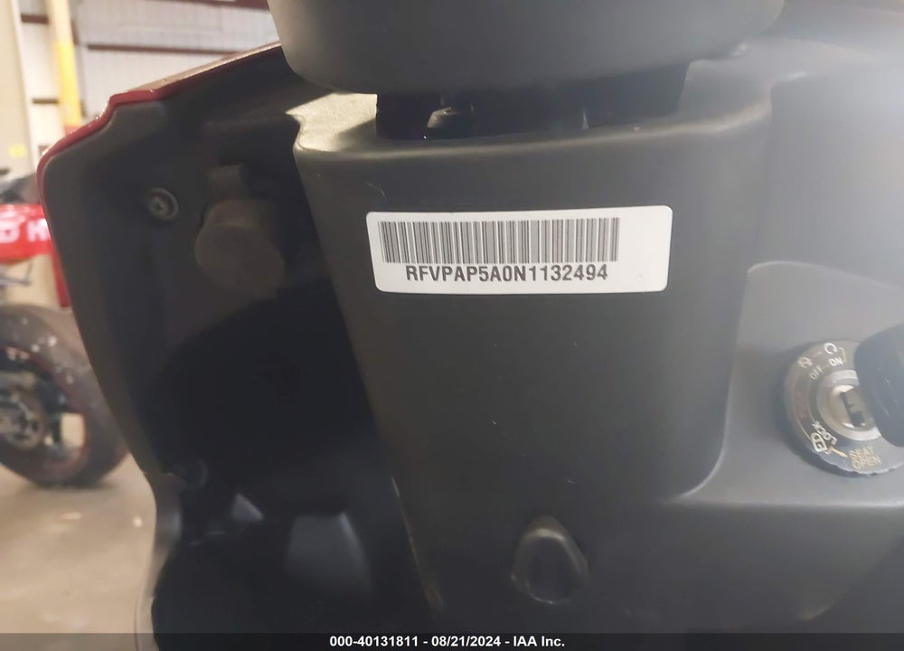 2022 GENUINE SCOOTER CO. BUDDY 50 VIN: RFVPAP5A0N1132494