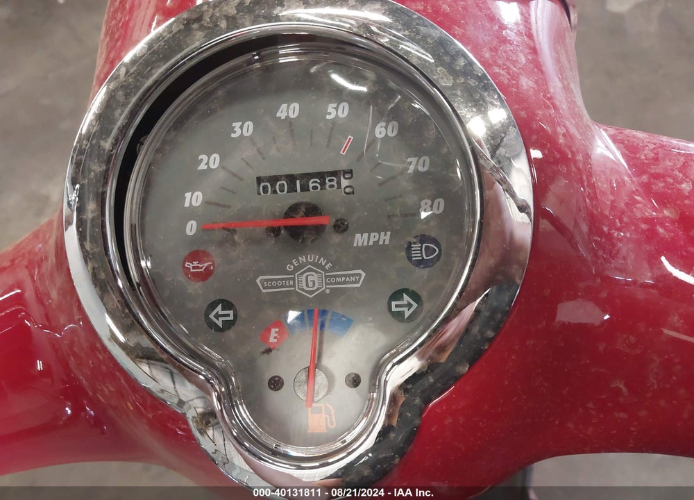 2022 GENUINE SCOOTER CO. BUDDY 50 VIN: RFVPAP5A0N1132494