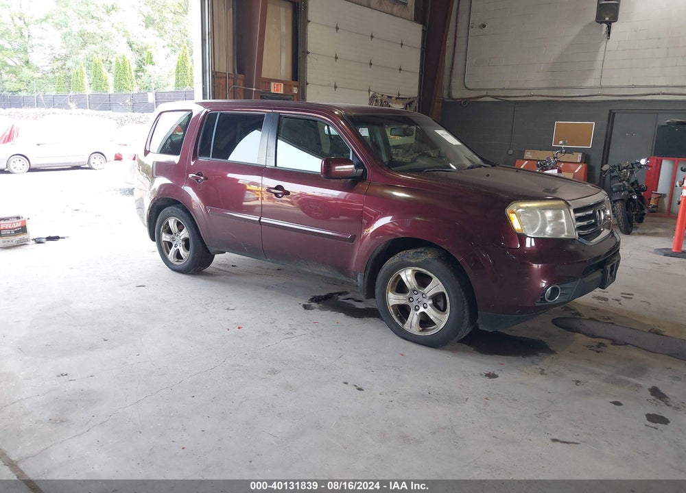 2012 HONDA PILOT EX-L VIN: 5FNYF4H50CB029349