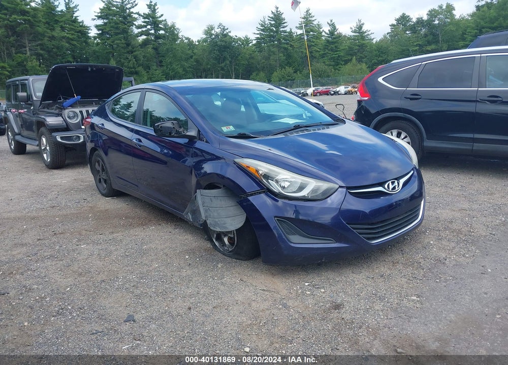 2014 HYUNDAI ELANTRA SE VIN: 5NPDH4AE5EH455738