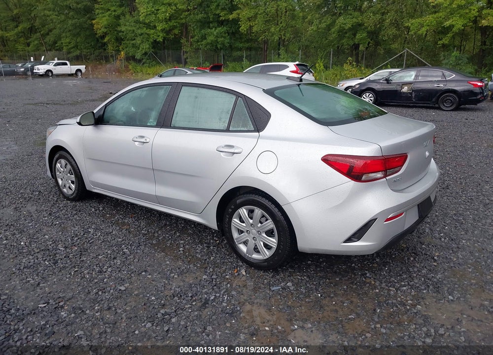 2022 KIA RIO LX VIN: 3KPA24AD9NE453121