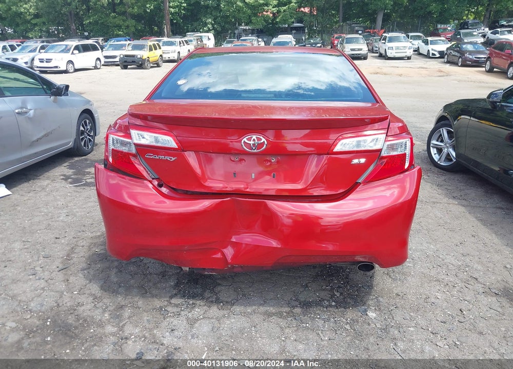 2012 TOYOTA CAMRY SE VIN: 4T1BF1FK9CU543992