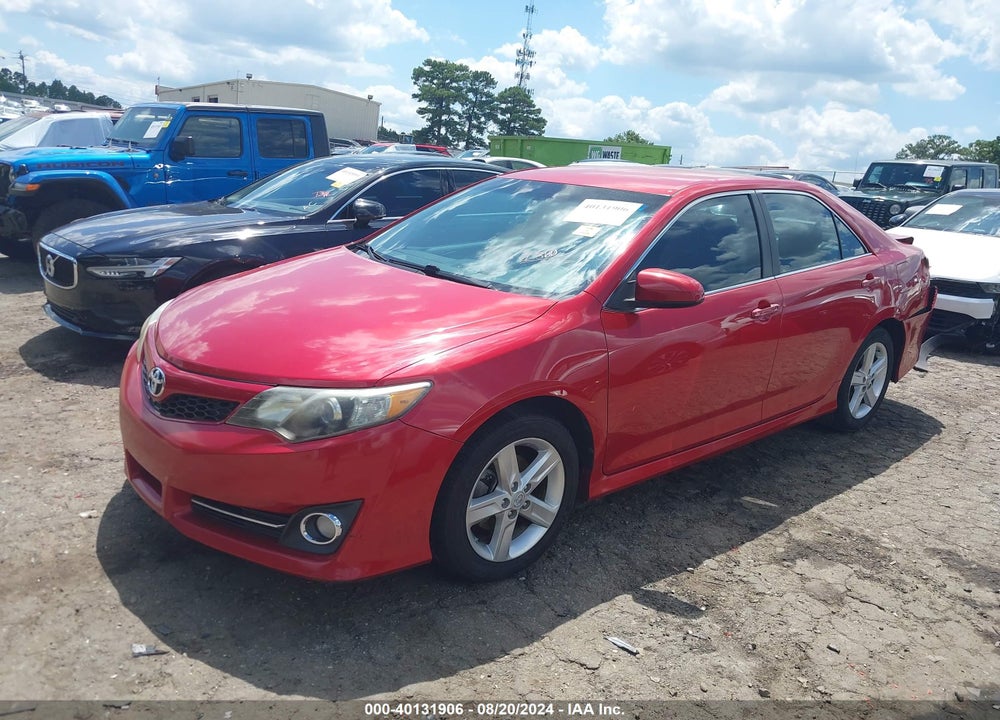 2012 TOYOTA CAMRY SE VIN: 4T1BF1FK9CU543992