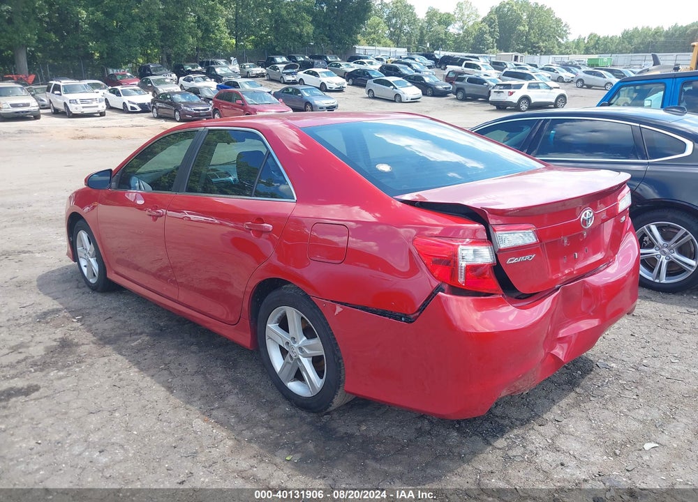 2012 TOYOTA CAMRY SE VIN: 4T1BF1FK9CU543992