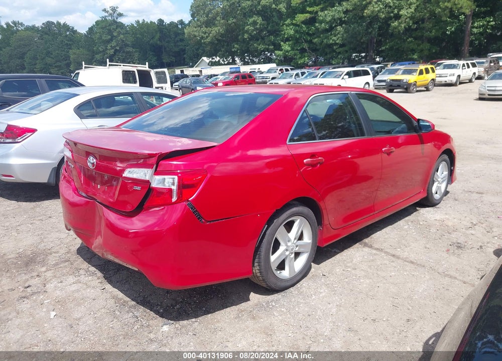 2012 TOYOTA CAMRY SE VIN: 4T1BF1FK9CU543992