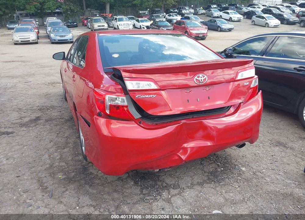 2012 TOYOTA CAMRY SE VIN: 4T1BF1FK9CU543992