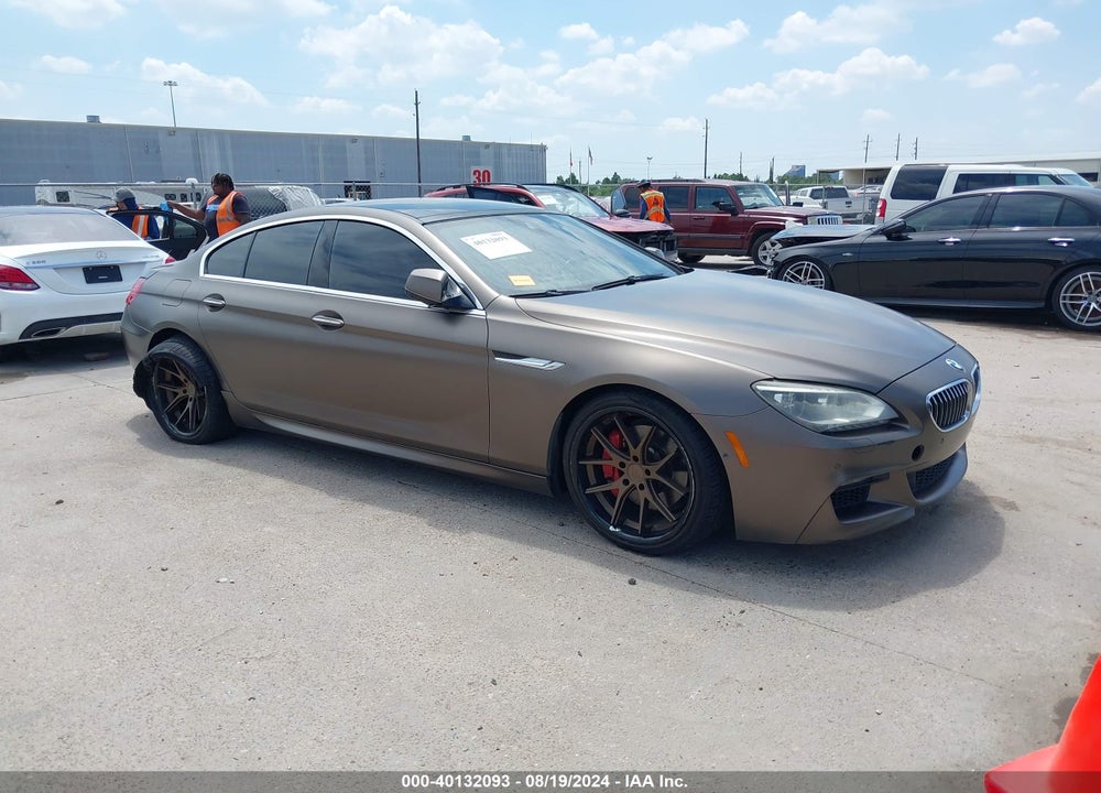 2013 BMW 640I GRAN COUPE VIN: WBA6A0C58DDZ03720