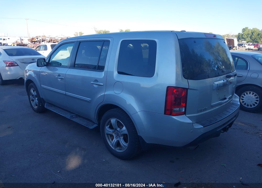 2012 HONDA PILOT EX-L VIN: 5FNYF3H53CB004696