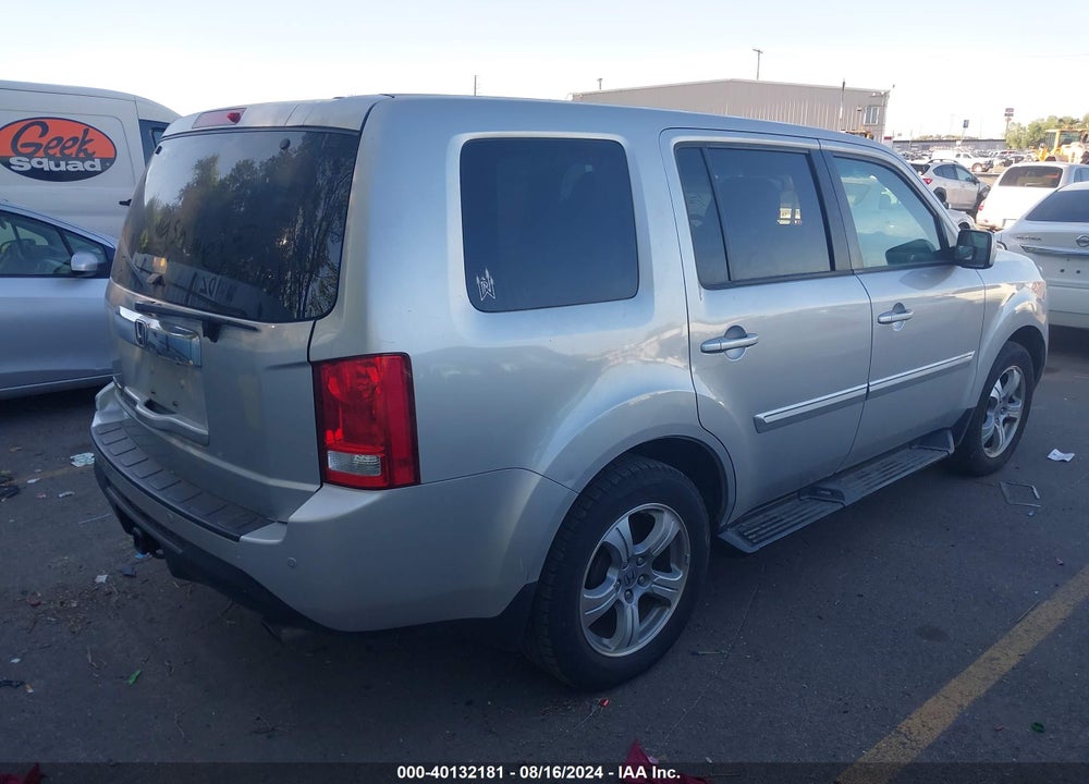 2012 HONDA PILOT EX-L VIN: 5FNYF3H53CB004696