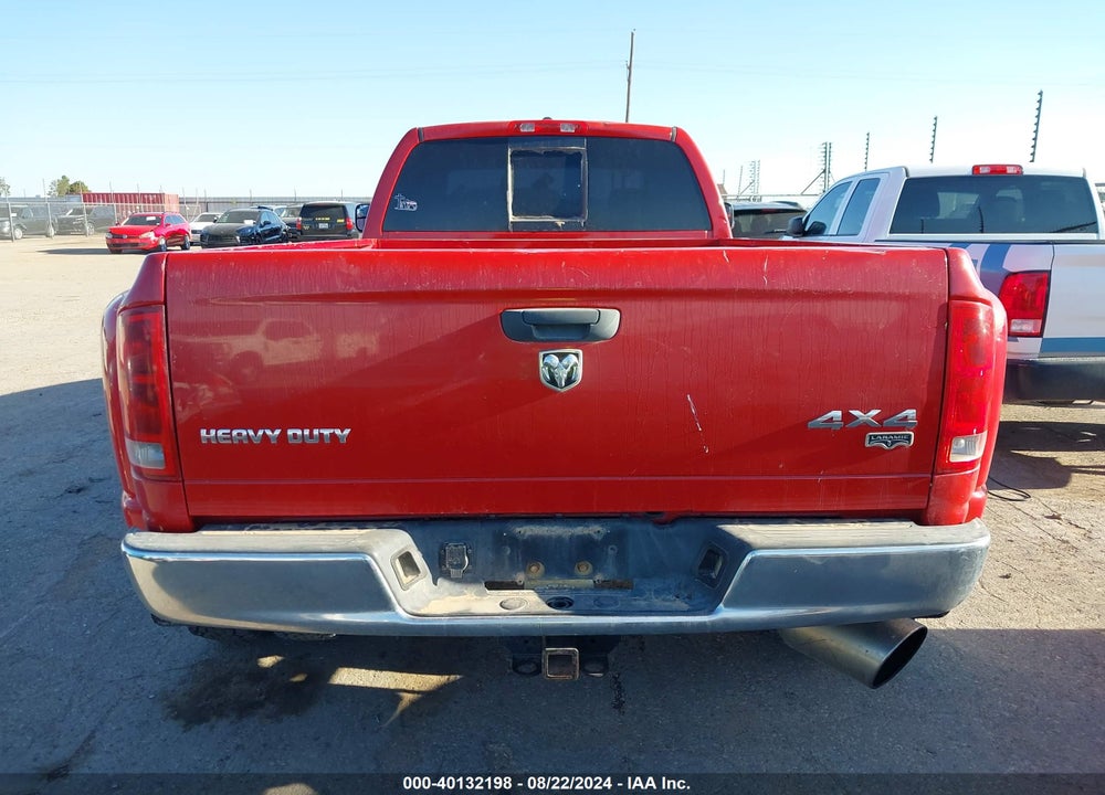 2006 DODGE RAM 3500 LARAMIE VIN: 3D7MX48C56G264831