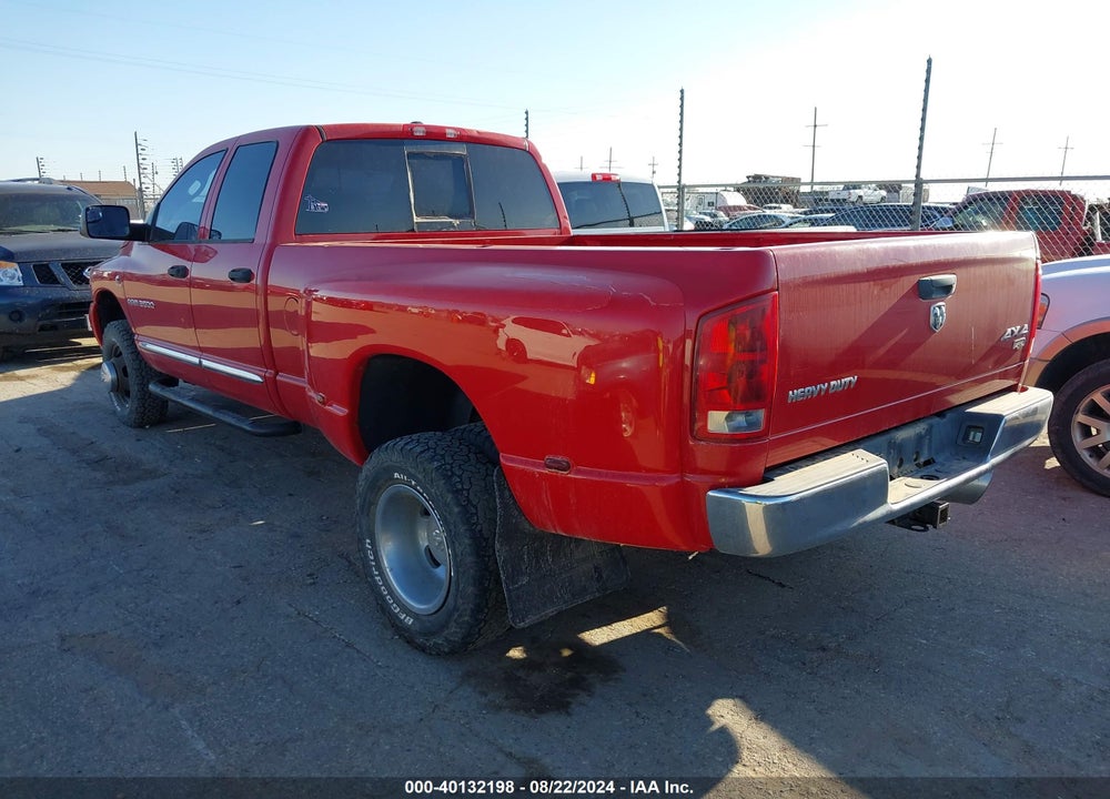 2006 DODGE RAM 3500 LARAMIE VIN: 3D7MX48C56G264831