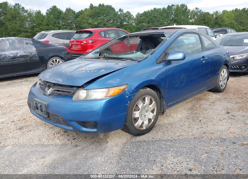 2008 HONDA CIVIC LX VIN: 2HGFG12698H553333