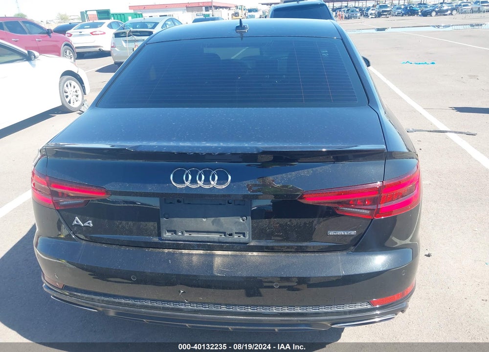 2019 AUDI A4 45 PREMIUM VIN: WAUENAF43KN003338