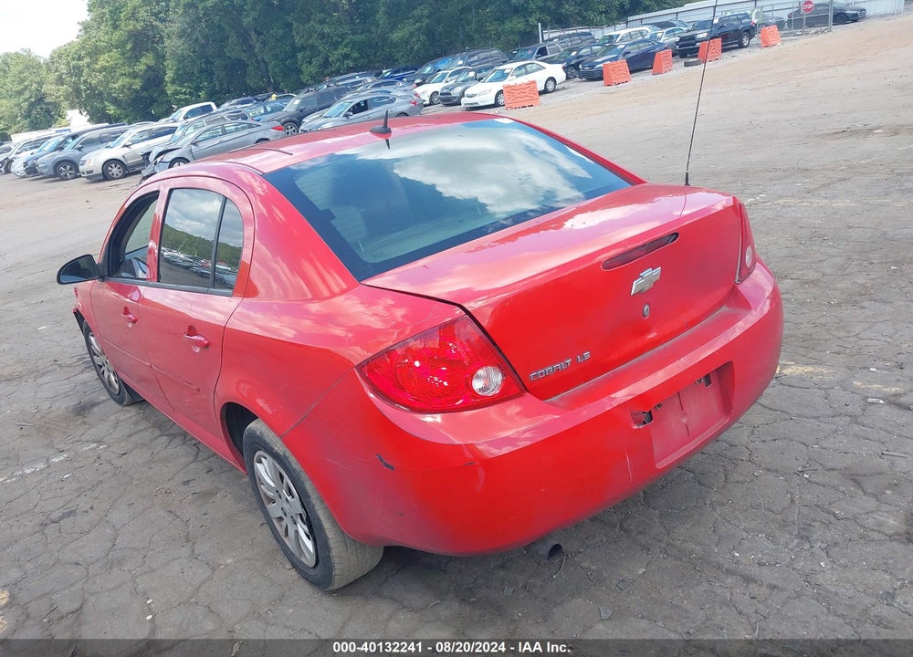 2009 CHEVROLET COBALT LS VIN: 1G1AS58H397115713