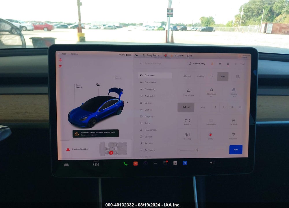 2019 TESLA MODEL 3 LONG RANGE/MID RANGE/STANDARD RANGE/STANDARD RANGE PLUS VIN: 5YJ3E1EA1KF396806